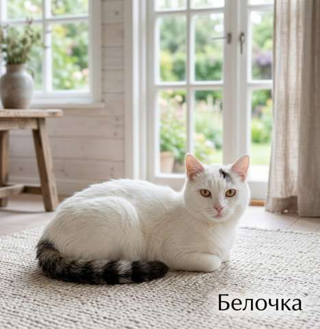 Кошка Белочка ищет дом